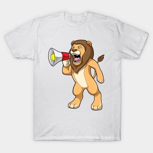 Lion with Microphone T-Shirt